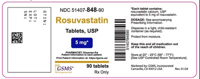 51407-848-90lb (Rosuvastatin)